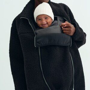 H&M MAMA Before & After Babywearing Fleece Jacket - NWT